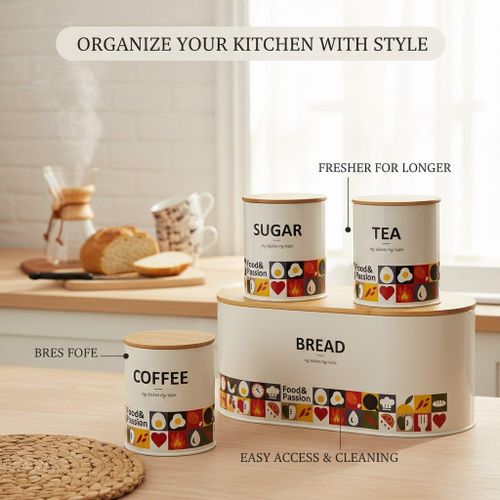 Ensemble de Conservation Élégant pour Cuisine