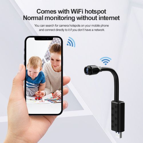 Mini caméra de Surveillance Wifi USB Full HD 1080P