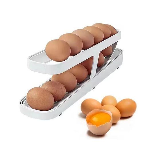 Porte-œufs à défilement automatique distributeur dœufs au réfrigérateur