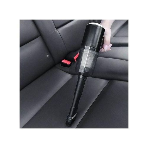 2 en 1 Mini Aspirateur/Souffleur de voiture sans fil, portable et rechargeable, avec lumière LED pour le nettoyage l'intérieur de la voiture et de la maison.