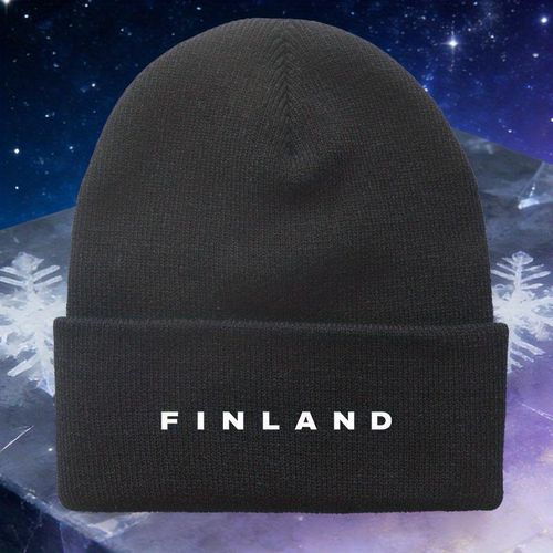 1 bonnet de mode finlandais pour hommes, bonnet d'hiver chaud et élastique, bonnet unisexe résistant au froid, cadeau parfait, accessoire de tous les jours, bonnet polyvalent pour sports de plein air, bonnet de style décontracté facile