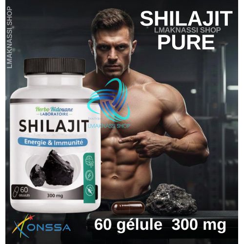 Shilajit L'himalaya 300 Mg - 60 Gélules Végétales, Santé Du Cerveau