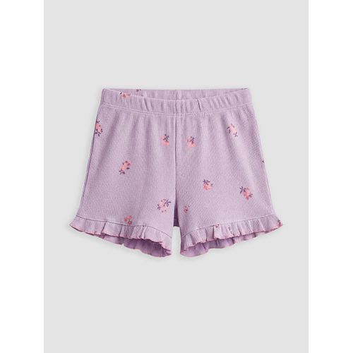 Shorts gaufrés imprimés pour filles