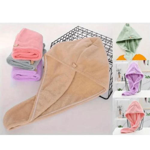 Serviette de séchage rapide pour cheveux en microfibre