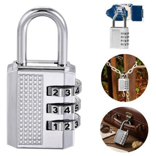 Cadenas Code Combinaison Cadenas Valise pour Voyage Serrure Code pour Cartable Sac Dos Antivol Couleur Aleatoire