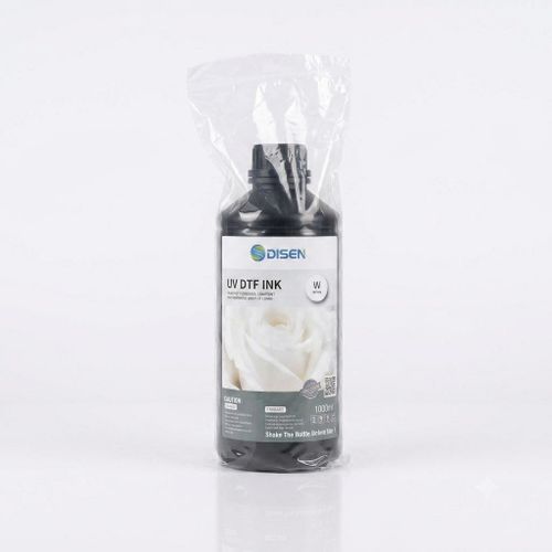 Bouteille d'Encre UV DTF Noire Originale Disen 1 Litre - Noir