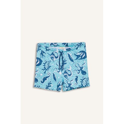 Short de bain Coupe ajustée Garçon Vert clair