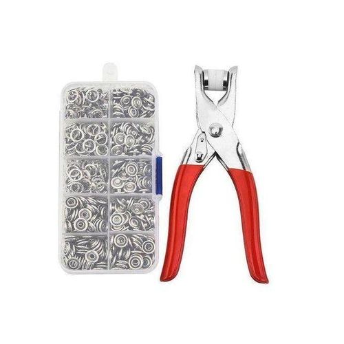 Boutons Pression Avec Pince 200PCS Bouton Pression Metal Boutons Métalliques Pressions Sans Couture pour Couture de Vêtements pour BéBé Enfant Bricolage Sac Vestes Jeans Artisanat