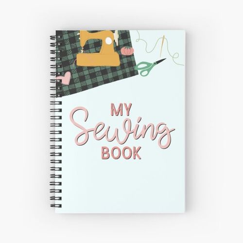 Cute sewing machine Spiral Notebook Bloc note