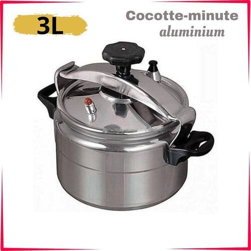 Cocotte-minute 3 Litres,Autocuiseur en Aluminium + Panier multifonction
