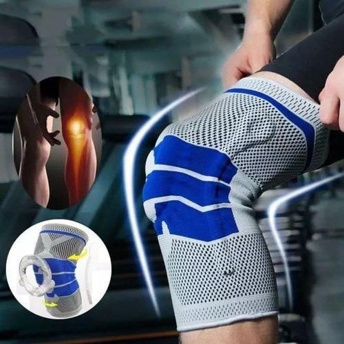 Genouillère de Sport en Silicone avec Stabilisation du Genou et Réduction des Douleurs Articulaires