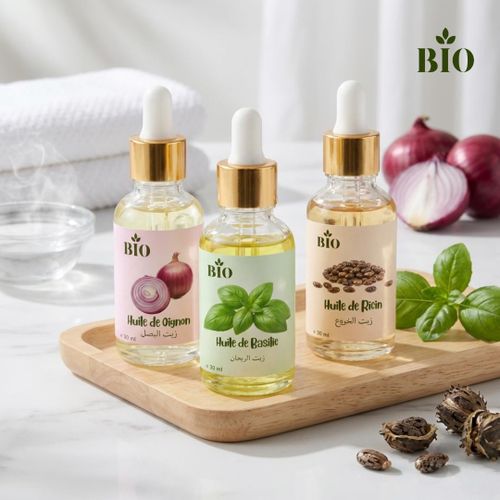 Trio Soin Cheveux 30 ml , Soin Naturel et Hydratation en Profondeur