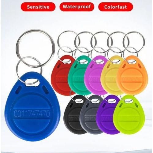 حصّن وصولك بسهولة مع هذه العشر ميداليات مفاتيح RFID (قراءة فقط) - لون عشوائي