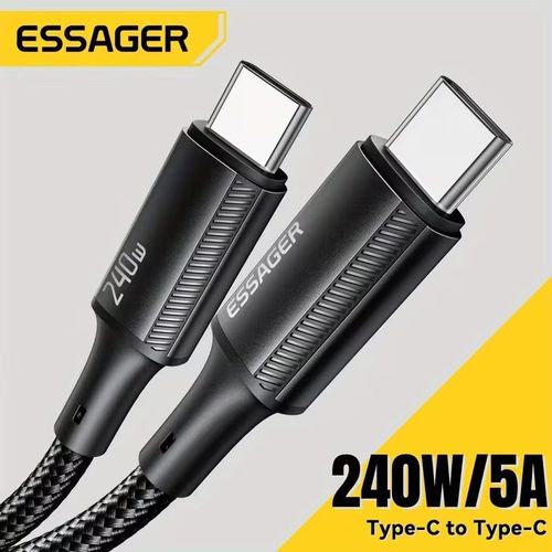 Câble USB Type C 240W PD3.1 Charge Super Rapide 5A pour MacBook Pro iPad Ordinateur Portable iPhone 15 Pro Max
