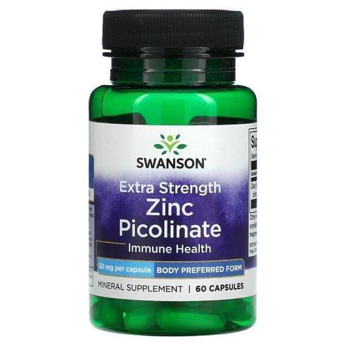 Picolinate de zinc extrapuissant - 50 50 - 60 60 60 60 caps 50mg
