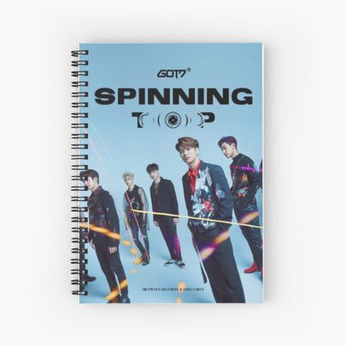 got7-spinning top Spiral Notebook Bloc note