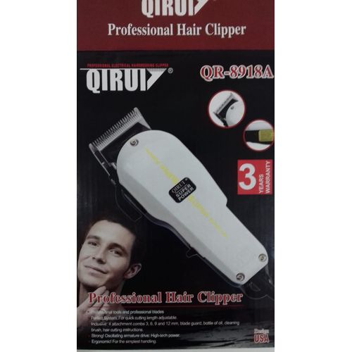 tondeuse à cheveux professionnelle Kit coiffeur Hair Clipper QR-8918A