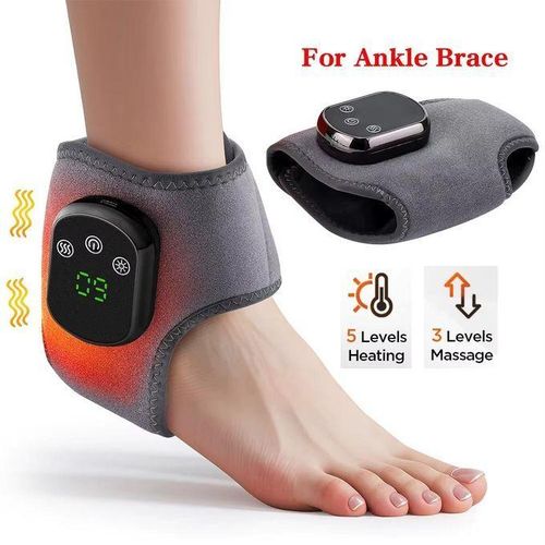 Masseur de cheville 3 en 1 Chauffant et Vibrant – 3 Modes de Vibration & 5 Niveaux de Chaleur