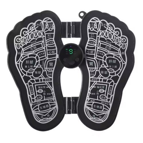 Mar Masseur de Pieds Électrique USB – Tapis de Massage Acupuncture Bioélectrique EMS, Stimulateur Musculaire Intelligent, Soulagement de la Fatigue, Relaxation des Pieds et Jambes, Utilisation Maison & Bureau