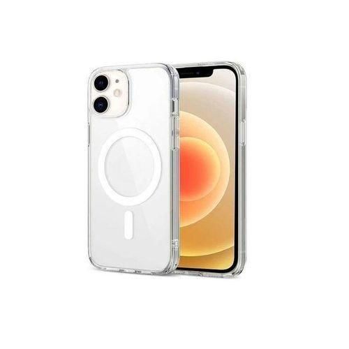 Pochette Souple Liquid transparente pour iPhone 12 normal MagSafe magnétique