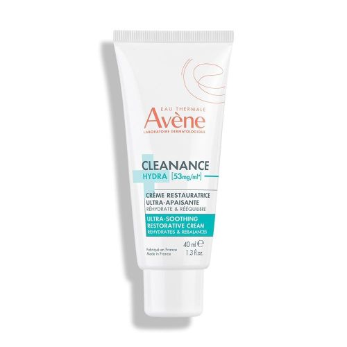 Avene Cleanance Hydra Crème Apaisante 40ml, Soin Hydratant, Peaux Irritées, Anti-Imperfections