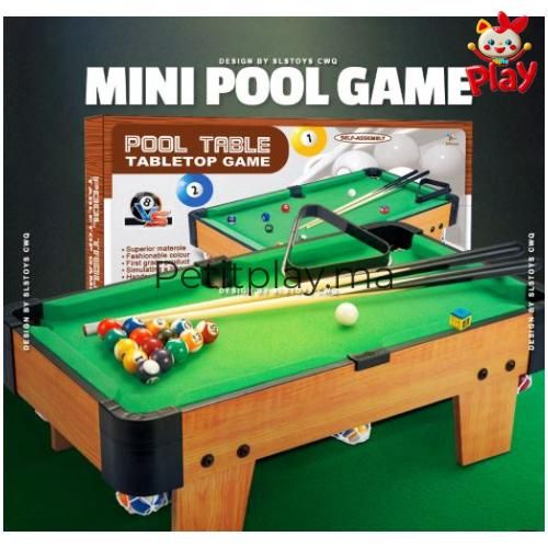 Table de Billard Enfant 62 cm Mini Billard Tabletop Game