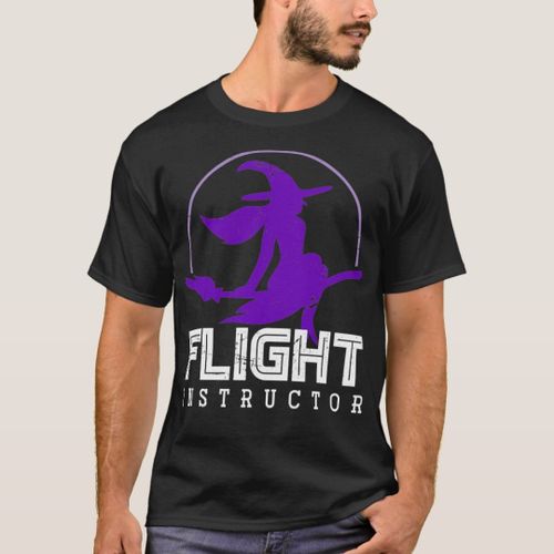 Vintage Flight instructor Witch T-Shirt