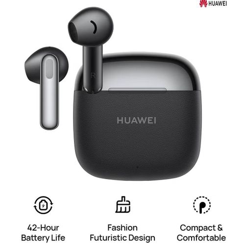 Ecouteurs FreeBuds SE 3 autonomie de 42 heures design futuriste et précis, 3 heures d'écoute pour 10 minutes de charge appairage par appui long Bluetooth 5.4 stable, étanchéité IP54-black