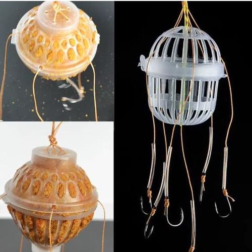 Boule Spherique multihameçon pour Pêche canne pelota file tresse