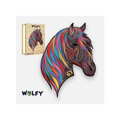 Jeu créatif en bois avec perroquet multicolore