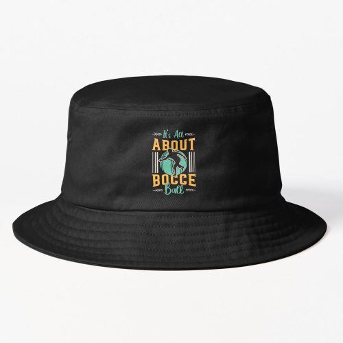 Bocce Ball It's All About Bocce Ball Bocci Boules bob noire design personnalisé unique