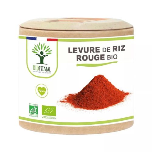 levure de riz rouge bio - Monacoline K Naturelle, 60 gélules
