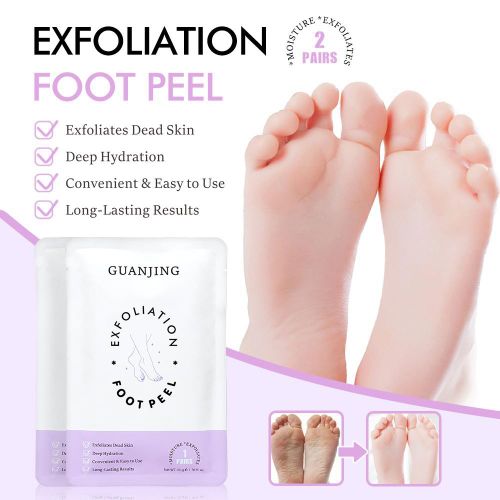 Masque Exfoliant Pieds en Chaussettes – Soin Hydratant & Reparateur – Elimine Peaux Mortes & Talons Secs