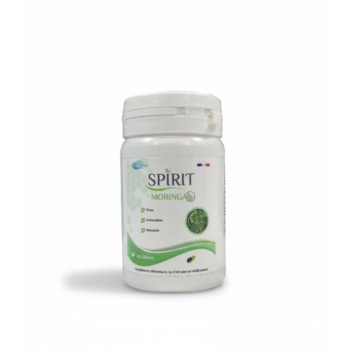 Moringa - Source Naturelle de Vitamines & Minéraux - Booster Énergie & Immunité, Améliore Concentration, Mobilité & Anti-âge - 60 Gélules (Fabrique en France)
