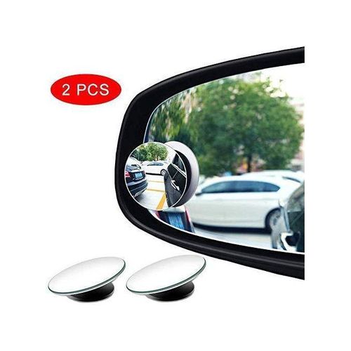 Lot de 2 Rétroviseurs d'Angle Mort – Miroirs Convexes Orientables Haute Définition