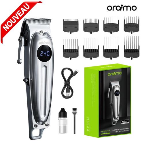 Tondeuse à cheveux professionnelle sans fil - Smart Clipper Pro - 240 minutes d'autonomie - Réf OCL-550