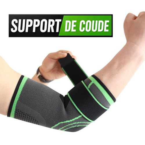 Coudière de Maintien Sportive Élastique avec Sangle Compression Réglable