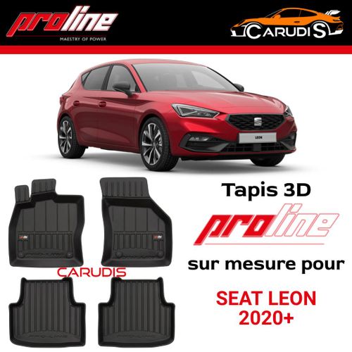 دواسات ثلاثية الأبعاد فاخرة لـ Seat Leon IV مصممة خصيصا خالية من الروائح ومقاومة للماء