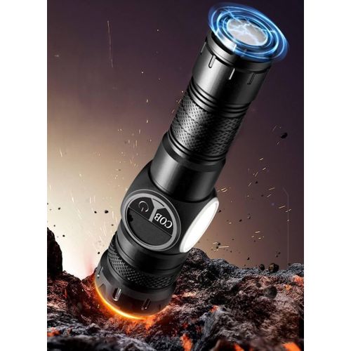 مصباح يدوي LED قابل لإعادة الشحن عبر USB