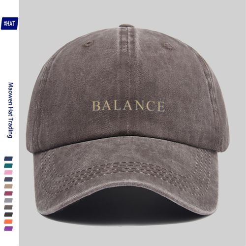 1 pièce Casquette de sport unisexe réglable vintage effet usé, chapeau délavé avec impression graphique élégante de lettres anglaises, chapeau de loisirs en plein air, casquette de baseball imprimée à la mode et respirante, article de mode essentiel, ch