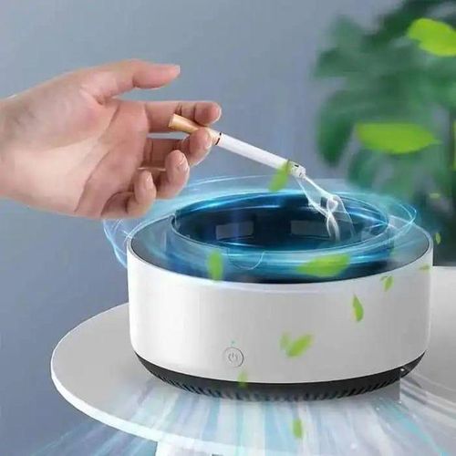 Cendrier Aspirateur de Fumée,Cendrier Électronique Intelligent Anti Odeur,Cendrier avec avec Filtre