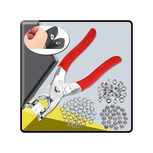 Kit de boutons-pression - Non spécifié - 100 pièces - Multifonction - Durable - Confortable et sécurisé