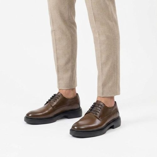 Lucido 205 : Derby 100% cuir Homme Tabac