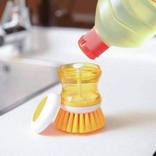 Brosse à vaisselle de cuisine avec distributeur de savon