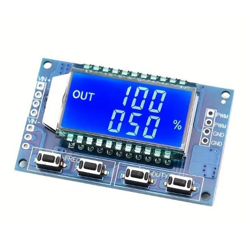 1pc Module d'actuateur 1Hz-150Khz Générateur de signal Carte PWM Module Fréquence de impulsion Cycle d'occupation Réglable Module Affichage LCD 3.3V-30V 1Hz - 150Khz