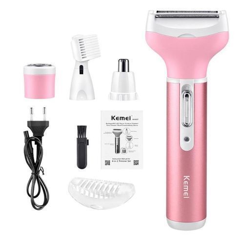Tondeuse de femmes sante et beaut M-6637 Electric 4 in 1 Rechargeable