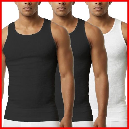 Pack De 3 Dbardeurs Homme Coton Bio 2Noir1Blanc