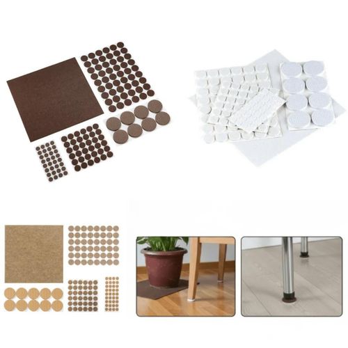 Lot de 131 patins en feutre – Protections anti rayures (colleur aléatoire)