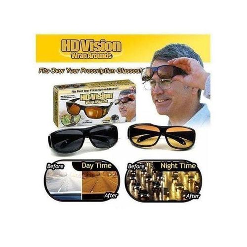 Lunettes de Conduite Nocturne HD – Vision Claire Anti-Éblouissement pour la Nuit