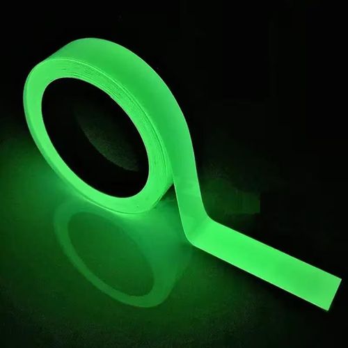 Ruban Adhésif Luminescent Phosphorescent 3M – Bande Fluorescente de Sécurité Brille dans l'Obscurité